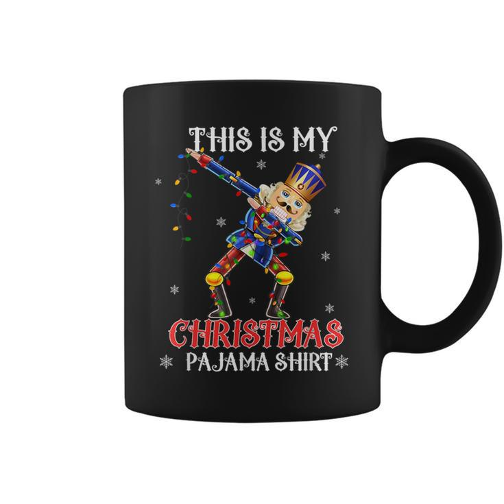 This Is My Christmas Pajama Dabbing Nutcracker Coffee Mug