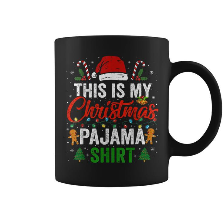 This Is My Christmas Pajama Xmas Pjs Women Coffee Mug