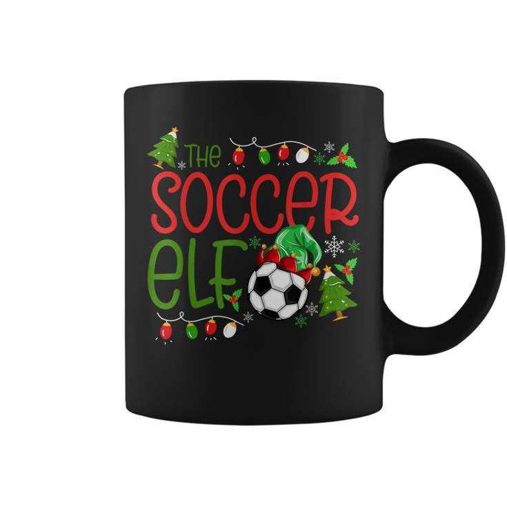 Christmas The Soccer Elf Boys Xmas Coffee Mug