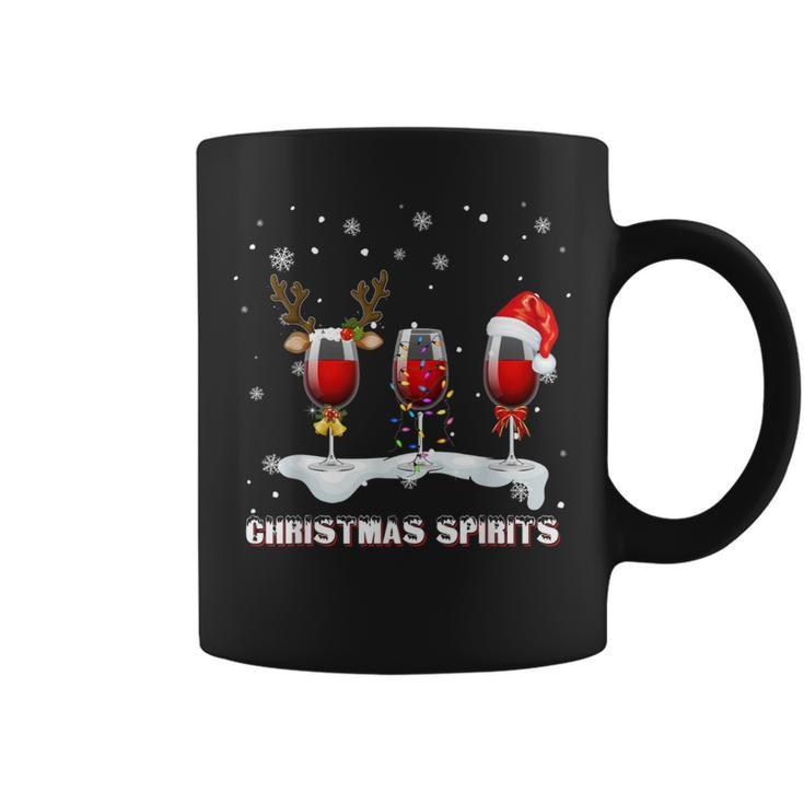 Christmas Spirits Wine Bubbly Martinis T Coffee Mug