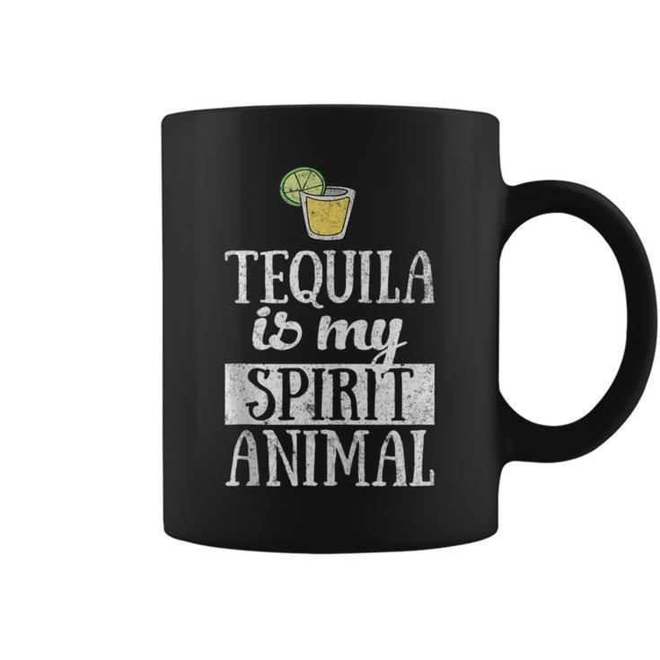Christmas Tequila Drinking Tequila Is My Spirit Animal Coffee Mug