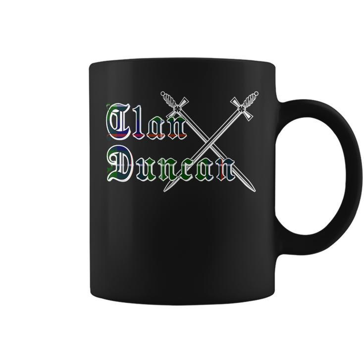 Clan Duncan Surname Last Name Scottish Tartan Funny Last Name Designs Funny Gifts Coffee Mug