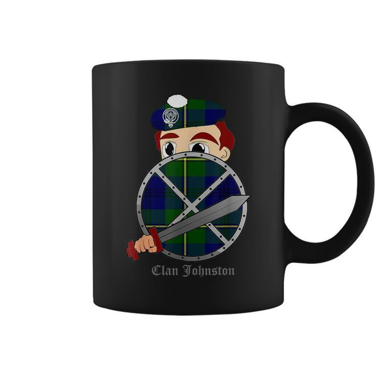 Clan Johnston Surname Last Name Scottish Tartan Crest Funny Last Name Designs Funny Gifts Coffee Mug