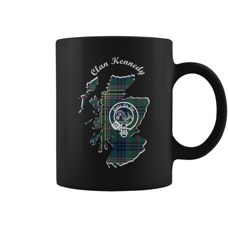 Clan Kennedy Surname Last Name Scottish Tartan Map Crest Funny Last Name Designs Funny Gifts Coffee Mug