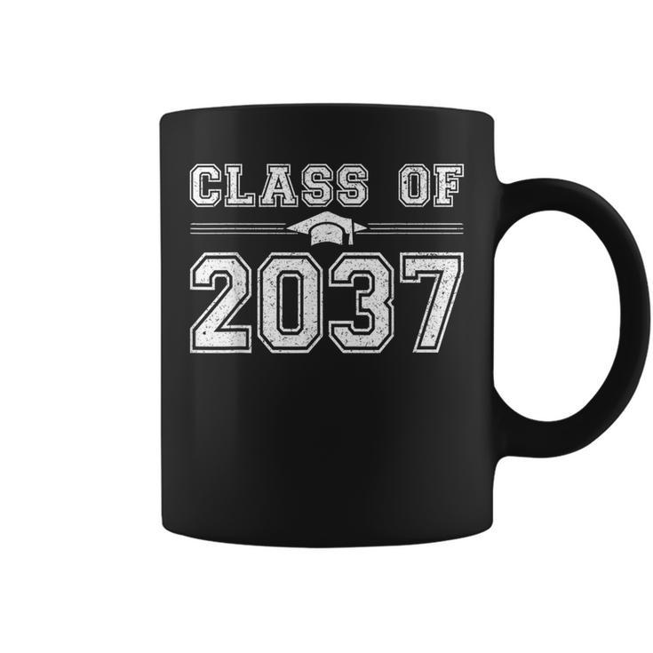 Class Of 2037 Grow With Me Graduate 2037 First Day Of School Coffee Mug