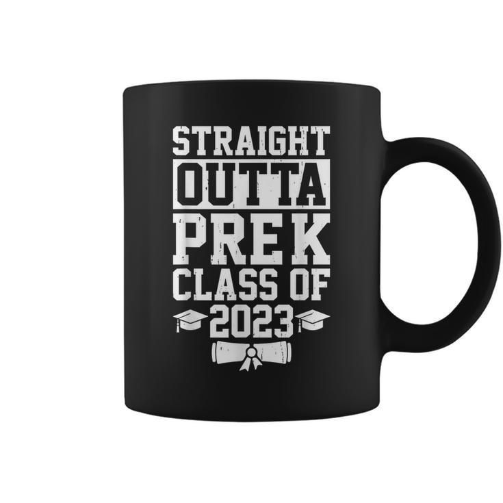 Class Of 2023 Funny Straight Outta Prek Graduation Kids Coffee Mug
