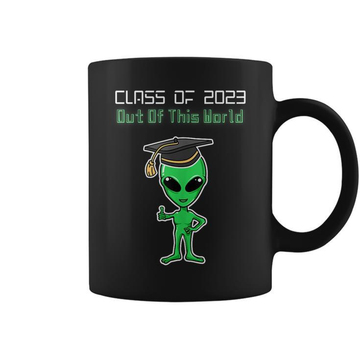 Class Of 2023 Graduation Alien Graduate Funny Grad Sci Fi  Coffee Mug