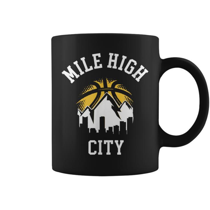 Classic Denver Colorado Mile - High Denver City Coffee Mug