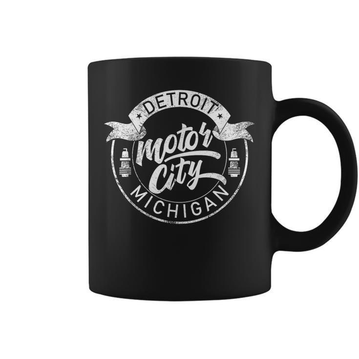 Classic Detroit Motor City Michigan Michiganians Pride Gift  Coffee Mug