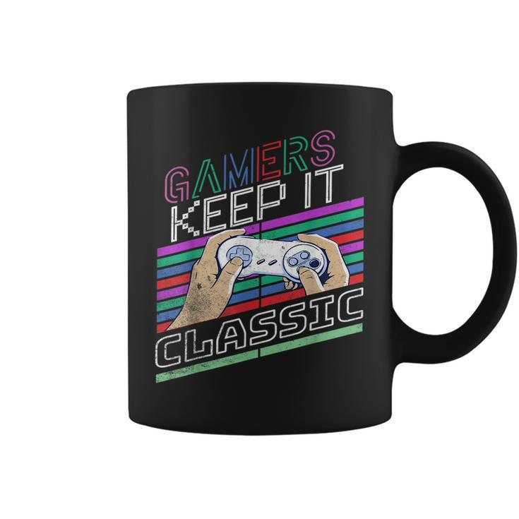 Classic Gamer Keep It Classic Gaming 80S 90S Vintage Cool Coffee Mug
