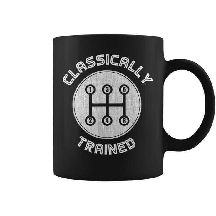 Classically Trained Funny Three Pedals Car Guys Gift Coffee Mug