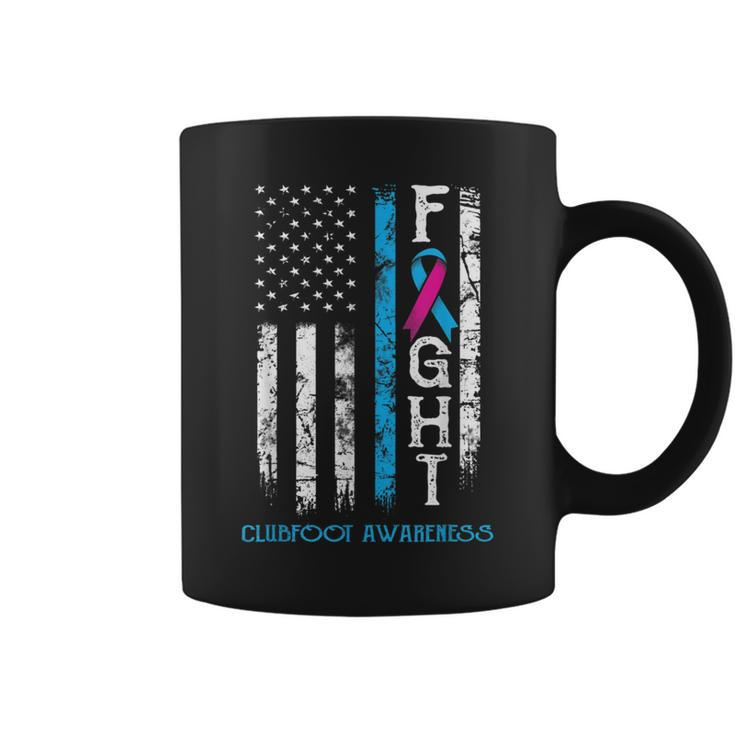 Clubfoot Warrior Us Flag Coffee Mug