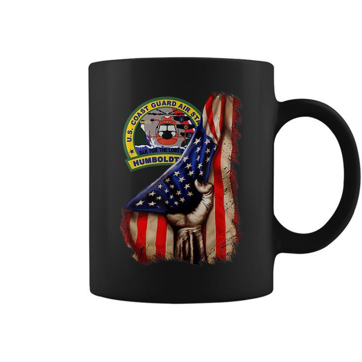 Coast Guard Air Station Humboldt Bay American Flag Coffee Mug