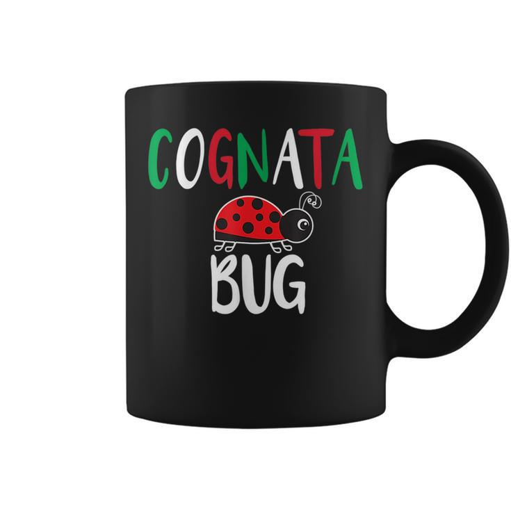 Cognata Bug Italian Sister In Law Funny Ladybug  Coffee Mug