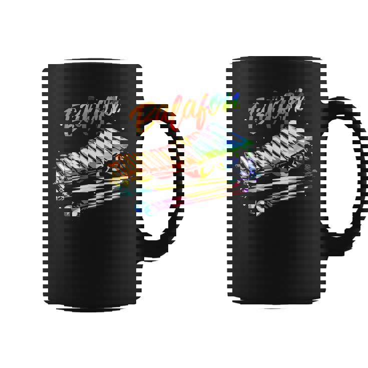 Colorful Balafon Xylophone African Music Instrument Coffee Mug