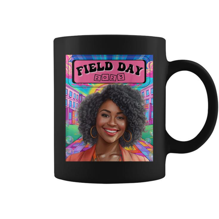 Colorful Rainbow Sunny Field Day Womens  Coffee Mug