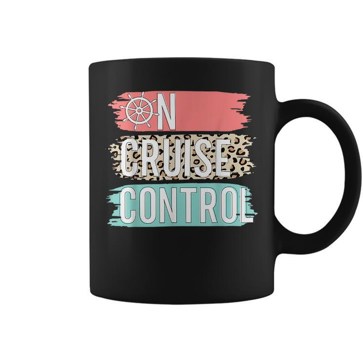 Control On Cruise Leopard Funny Summer Vacation Family Women  Coffee Mug