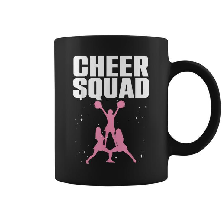 Cool Cheer Squad For Women Mom Girls Cheerleader Cheer Flyer  Coffee Mug
