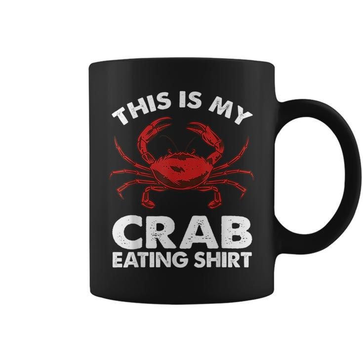 Cool Crab For Men Women Crab Eating Crab Boil Lover Crabs  Coffee Mug