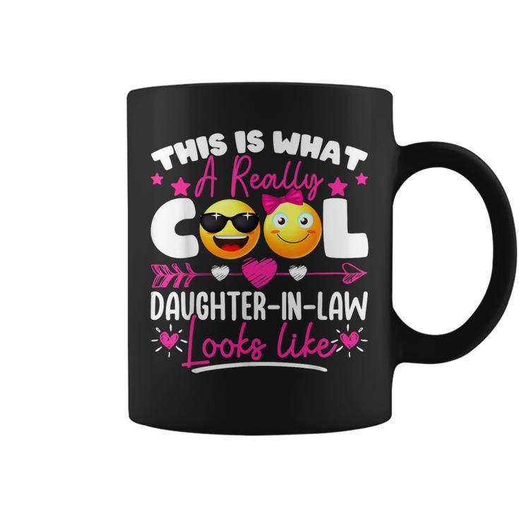 Cool Daughter-In-Law Funny Father Or Mother In Law Son Dad Coffee Mug