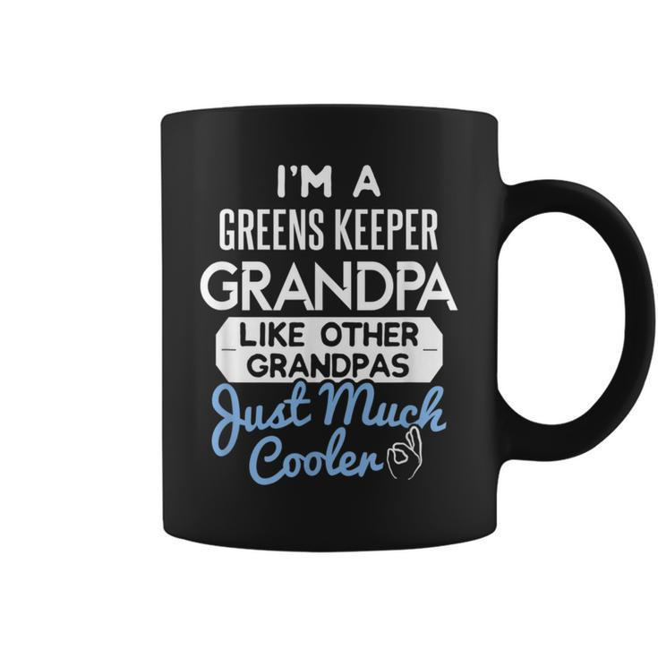 Cool Fathers Day  Greens Keeper Grandpa  Coffee Mug
