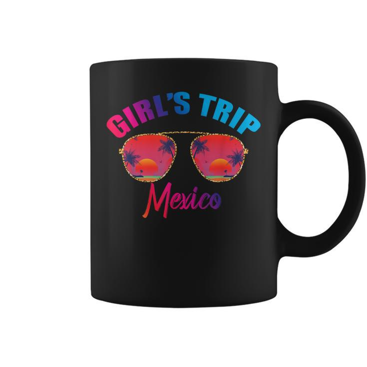 Cool Mexico Girls Trip 2023 Beach Sunset Besties Trip 2023 Coffee Mug