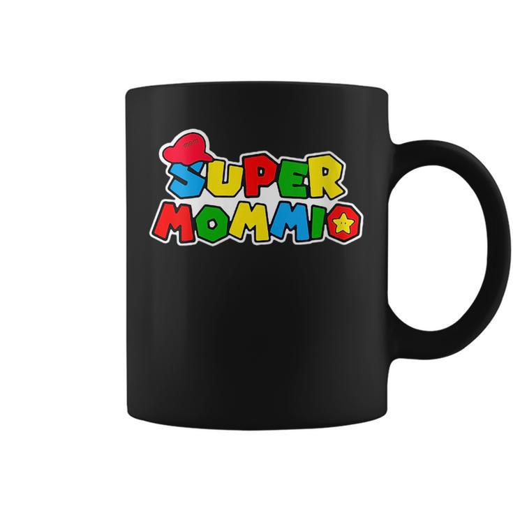 Cool Supermommio Funny Mom Mommy Mother Video Game Lovers Gift For Womens Coffee Mug