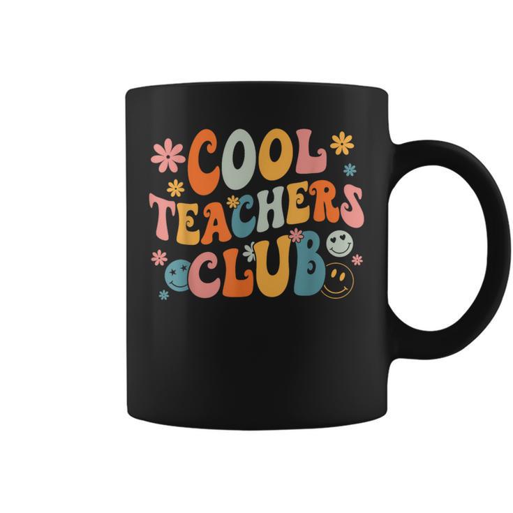 Cool Teachers Club Back To School Groovy Teacher Coffee Mug | Seseable