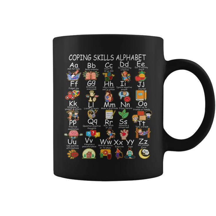 Coping Skills Alphabet Mental Health Awareness N Kids   Coffee Mug