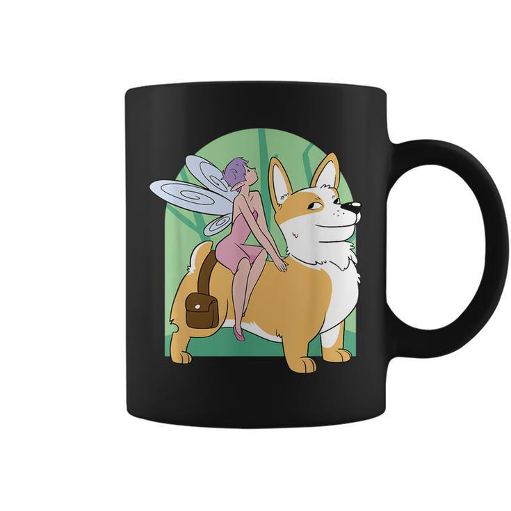 Corgi And Fairy  Coffee Mug