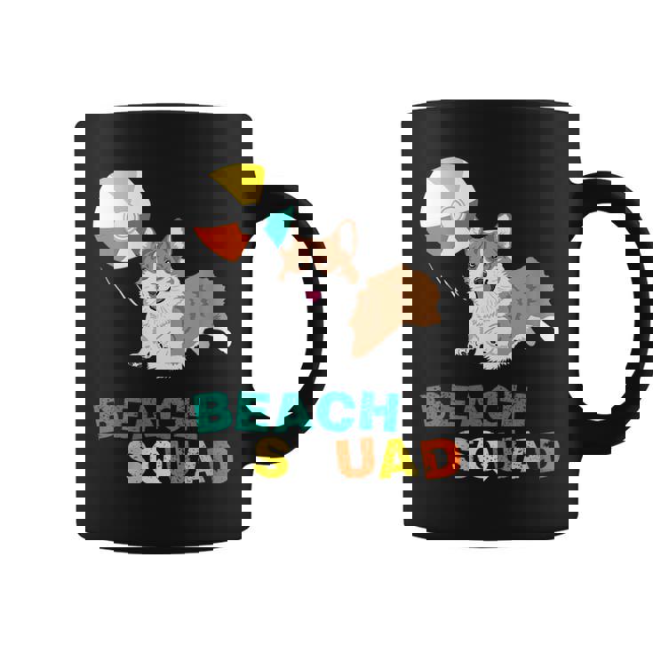 Corgi Beach Squad Gift For Corgi Lovers Funny Saying Coffee Mug
