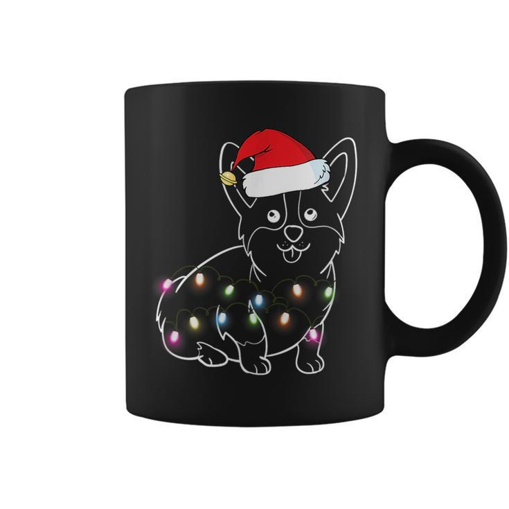 Corgi Christmas Fairy Lights Ugly Sweater Decorations Funny  Coffee Mug