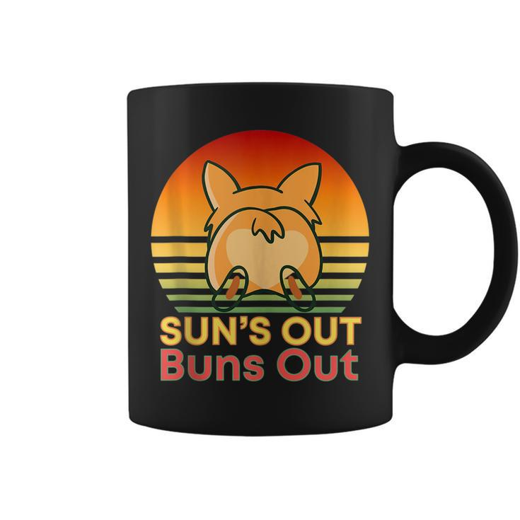 Corgi Dog Beach Day Funny Butt Bootie Shake  Coffee Mug