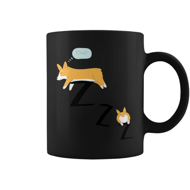Corgi Dog Pajama Sleep   Coffee Mug