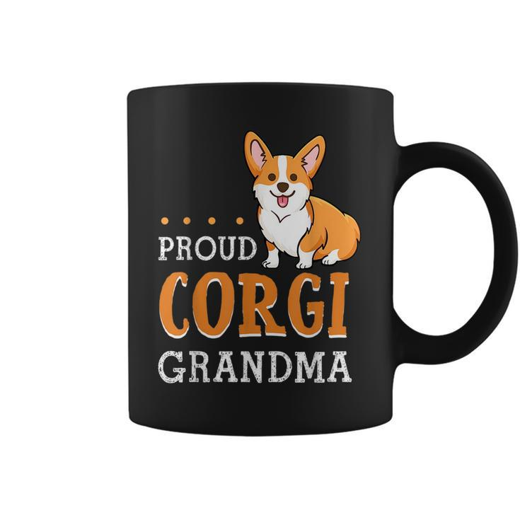 Corgi Grandma  Funny Mothers Day Dog Lover Gift Proud  Coffee Mug