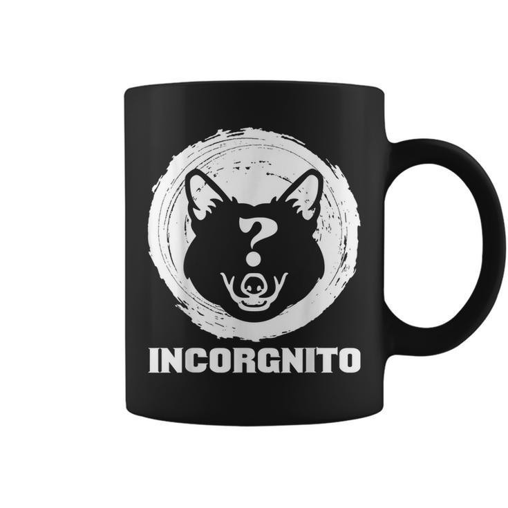 Corgi Lover Incorgnito Funny Dog Pun Gift  Coffee Mug