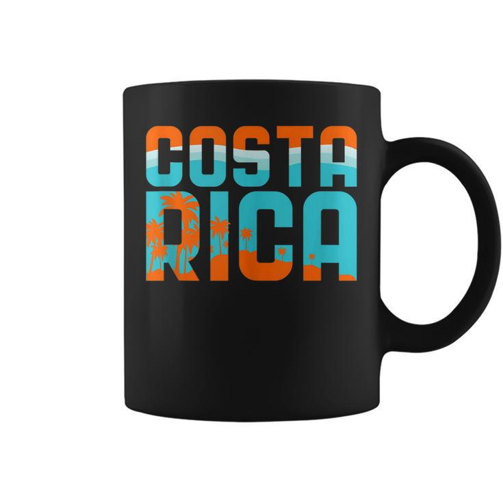 Costa Rica Vacation Souvenir Beach Surfing Travel Gift  Coffee Mug
