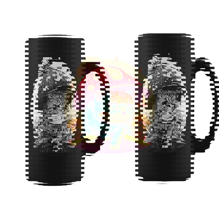 Cottagecore Aesthetic Cats | Cat With Mushroom Hat | Kawaii  Coffee Mug
