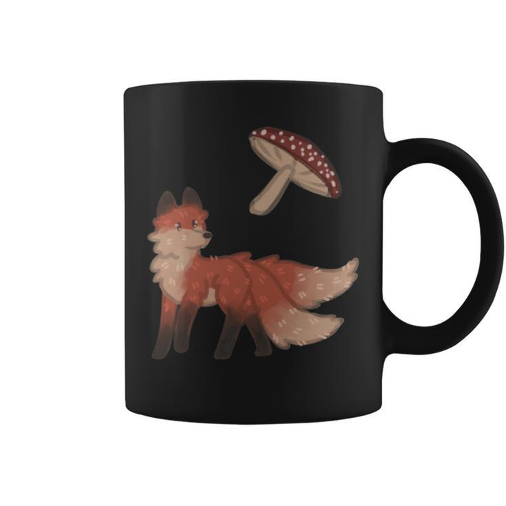 Cottagecore Fox Mushroom Aesthetic Mycology Goblincore Coffee Mug