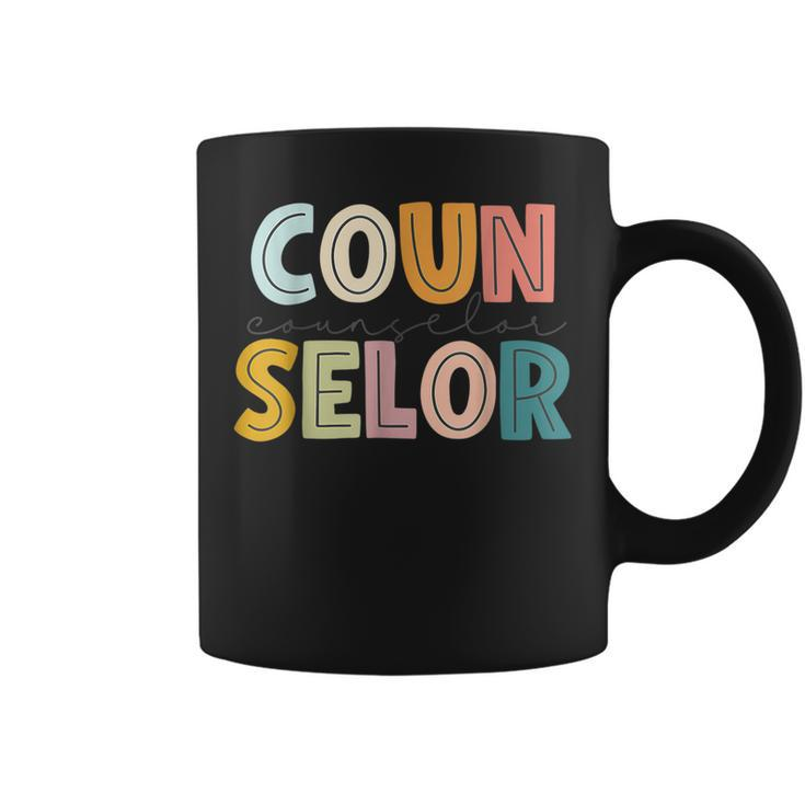 Counselor Alphabet Back To School First Day Of School Team Coffee Mug