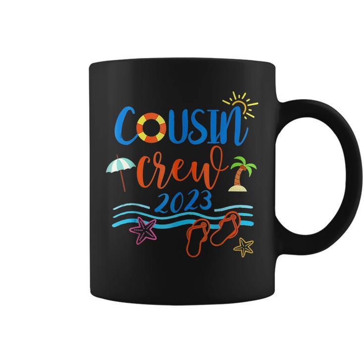 Cousin Crew 2023 Beach Vacation Matching Summer Family Trip  Coffee Mug