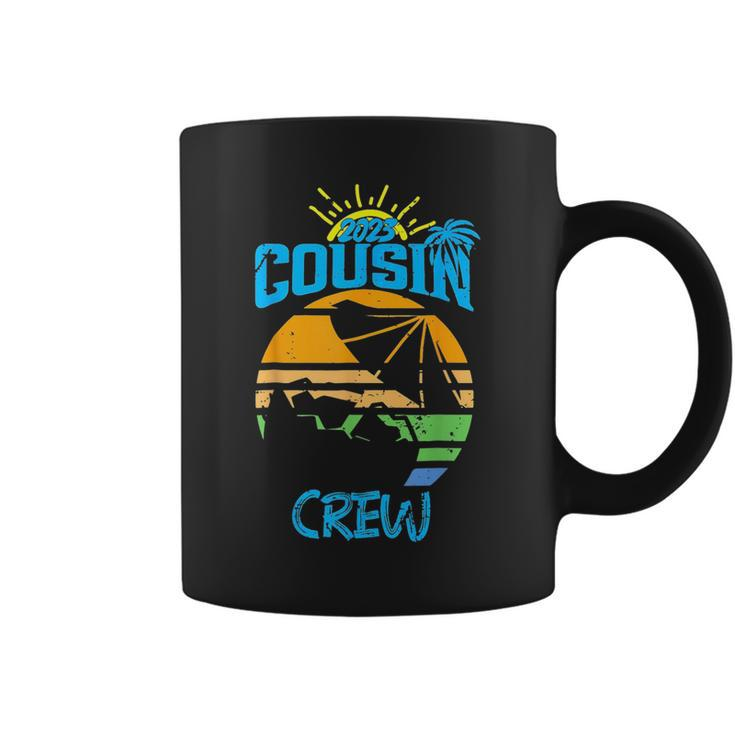 Cousin Crew 2023 Matching Family Reunion Summer Vacation  Coffee Mug