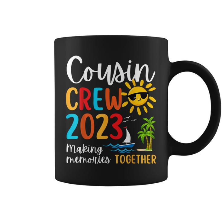 Cousin Crew 2023 For Summer Vacation Beach Family Matching  Coffee Mug