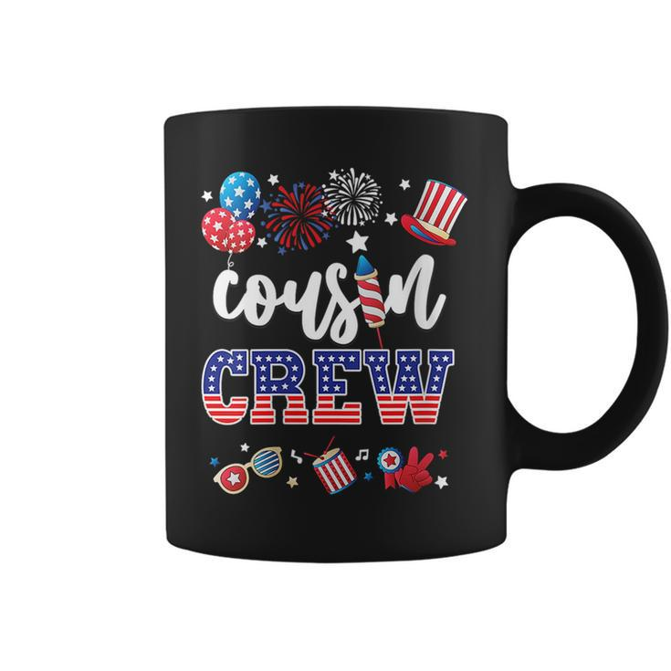 Cousin Crew 4Th Of July Patriotic American Family Matching Gift For Womens Coffee Mug