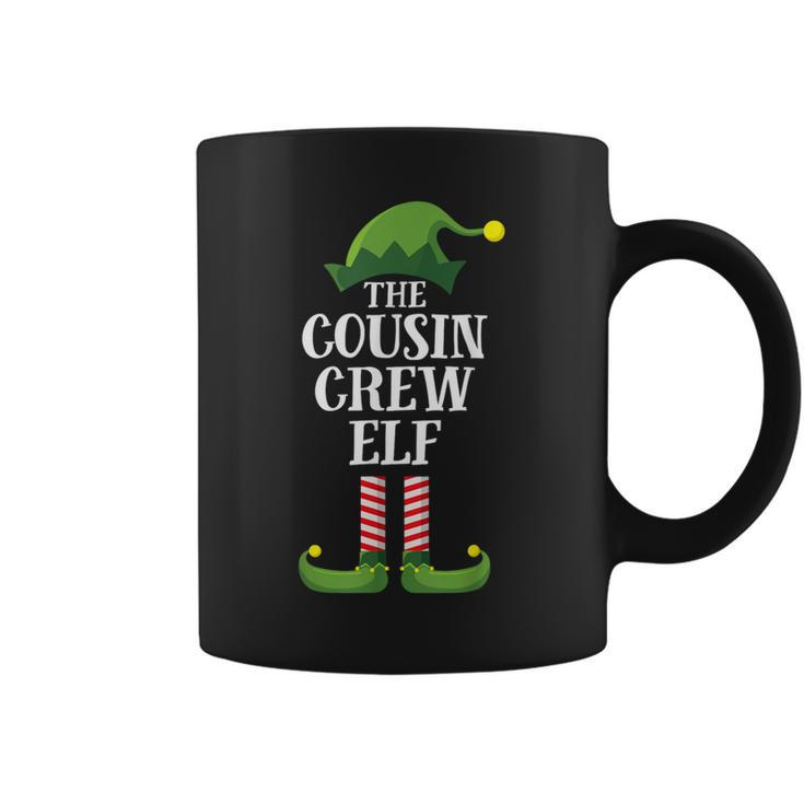 Cousin Crew Elf Matching Family Group Christmas Party Coffee Mug