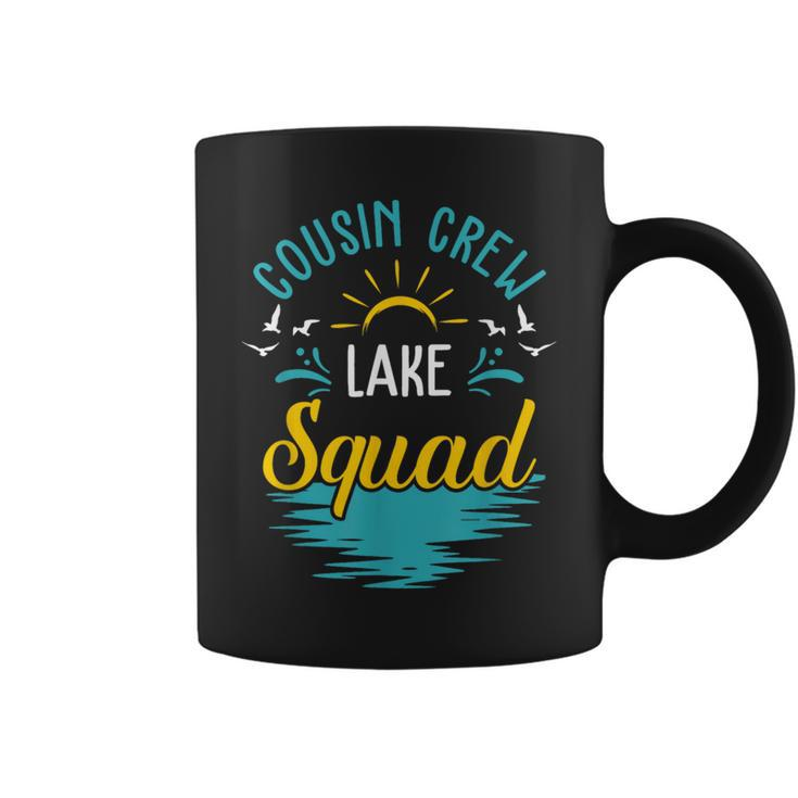 Cousin Crew Lake Squad Family Vacation Lake Trip Coffee Mug