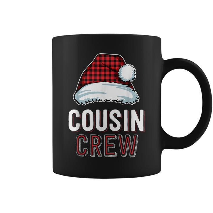 Cousin Crew Red Buffalo Plaid Family Matching Christmas Coffee Mug