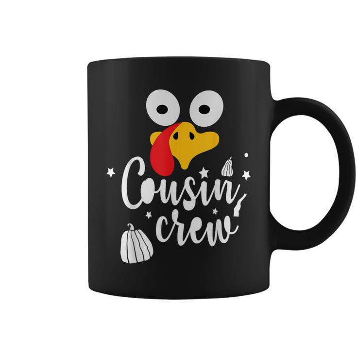 Cousin Crew Thanksgiving Family Matching Turkey Day Fall Coffee Mug