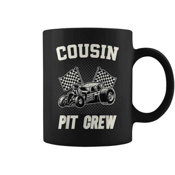 Cousin Pit Crew Funny Race Car Birthday Party Racing Family Racing Funny Gifts Coffee Mug