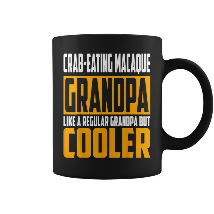 Crab-Eating Macaque Grandpa Like A Grandpa But Cooler Coffee Mug